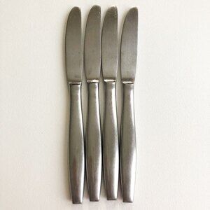 Portrait National Stainless Steel NSCO Japan Blunt Sleek MCM Mod 4 Dinner Knives